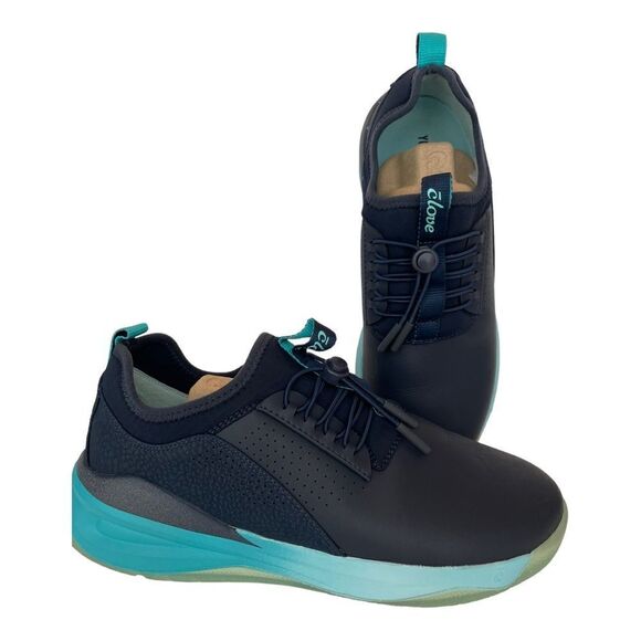 CLOVE CLASSIC SNEAKERS FOOTWEAR FOR HEALTHCARE NURSE, Women , Men, Navy - Picture 1 of 6